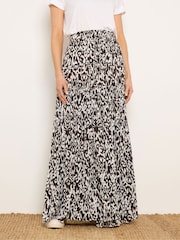 Long Tall Sally Brown Abstract Tiered Maxi Skirt - Image 2 of 5