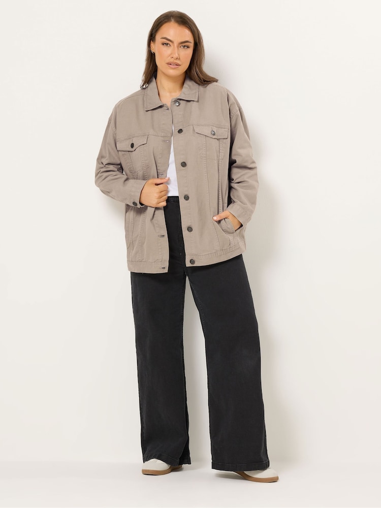 Yours Curve Oversized Denimjakke - Bilde 2 av 5