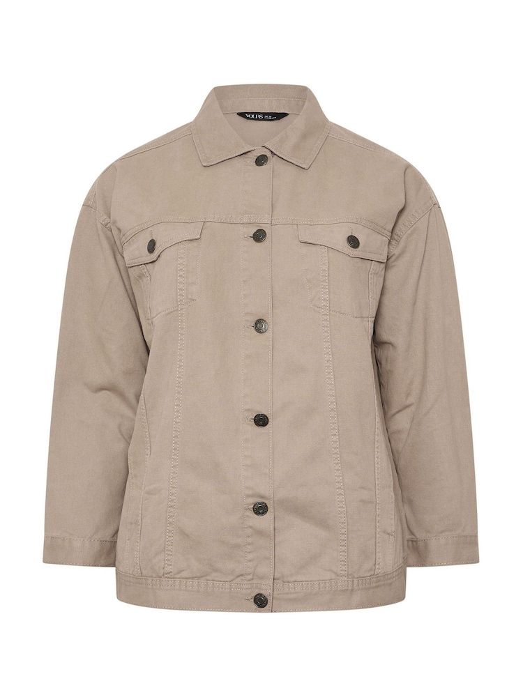 Yours Curve Oversized Denimjakke - Bilde 5 av 5