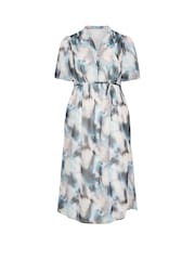 Yours Curve Blue London Shirt Dress - Image 5 of 5