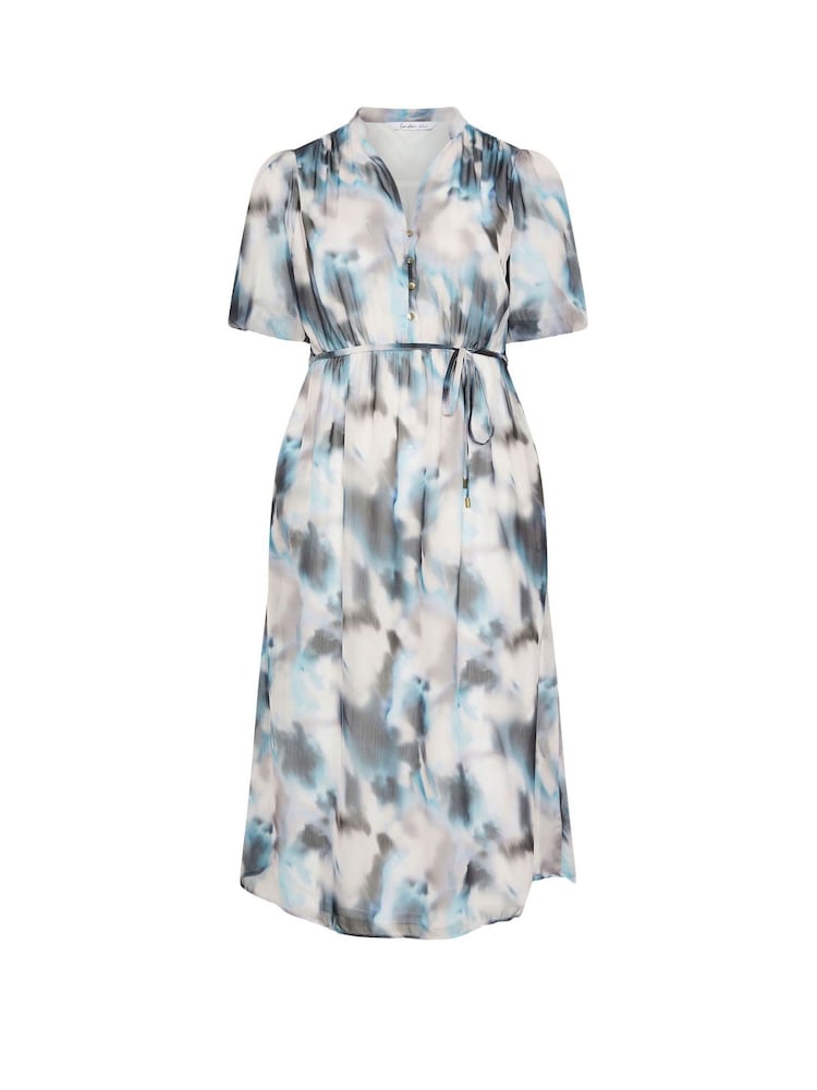 Yours Curve Blue London Shirt Dress - Image 5 of 5