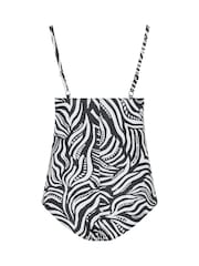 Yours Curve Black Loop Detail Swimsuit - Image 4 of 4