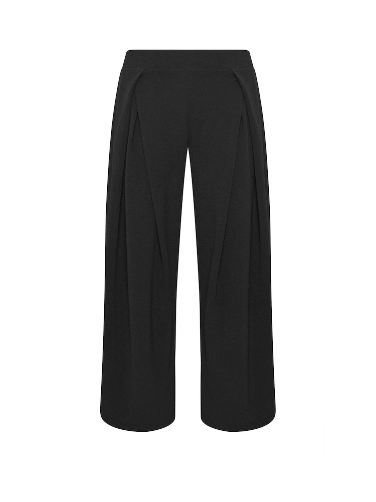 بنطلون برِجل واسعة مطويّ تشكيلة Limited من Yours Curve - صورة 5 من 5 بنطلون برِجل واسعة مطويّ تشكيلة Limited من Yours Curve - صورة 5 من 5