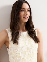 Phase Eight Cream Bryony Lace Dress - Image 4 of 7