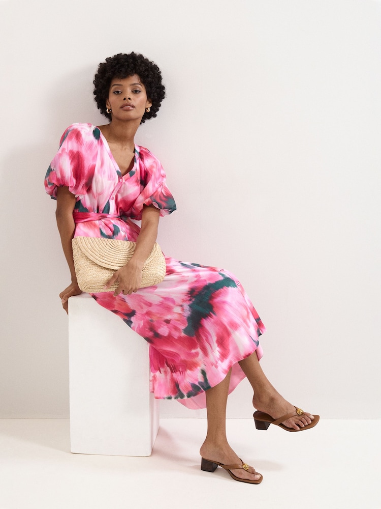 Phase Eight Pink Petite Caterina Dress - Image 7 of 7 Phase Eight Pink Petite Caterina Dress - Image 7 of 7