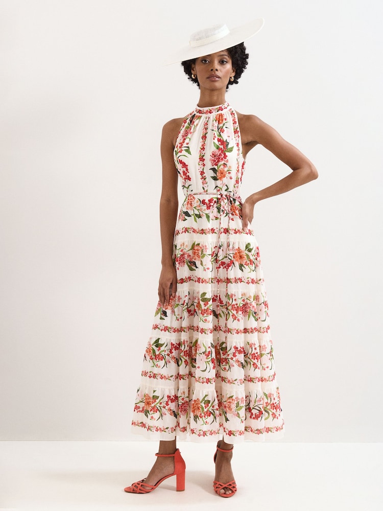 Phase Eight Cream Petite Petite Nita Dress - Image 2 of 7