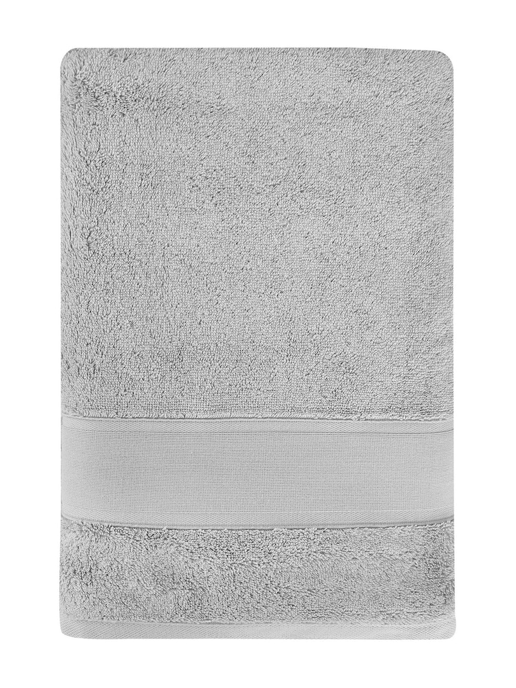Casa Lusso Silver Cloud Charm Hotel Micro Modal and Turkish Cotton Bath Sheet - Image 2 of 4