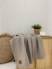 Casa Lusso Paloma Opus Turkish Cotton Luxury Throw - Image 1 of 5