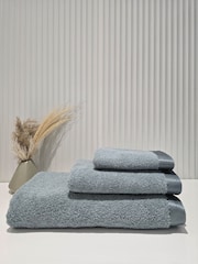 Casa Lusso Slate Colourfull Even Turkish Cotton Bath Sheet - Image 1 of 4