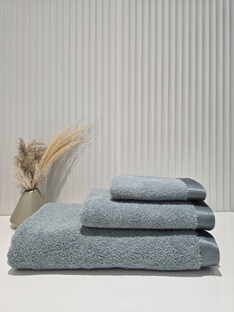 Casa Lusso Slate Colourfull Even Turkish Cotton Bath Sheet - Image 1 of 4