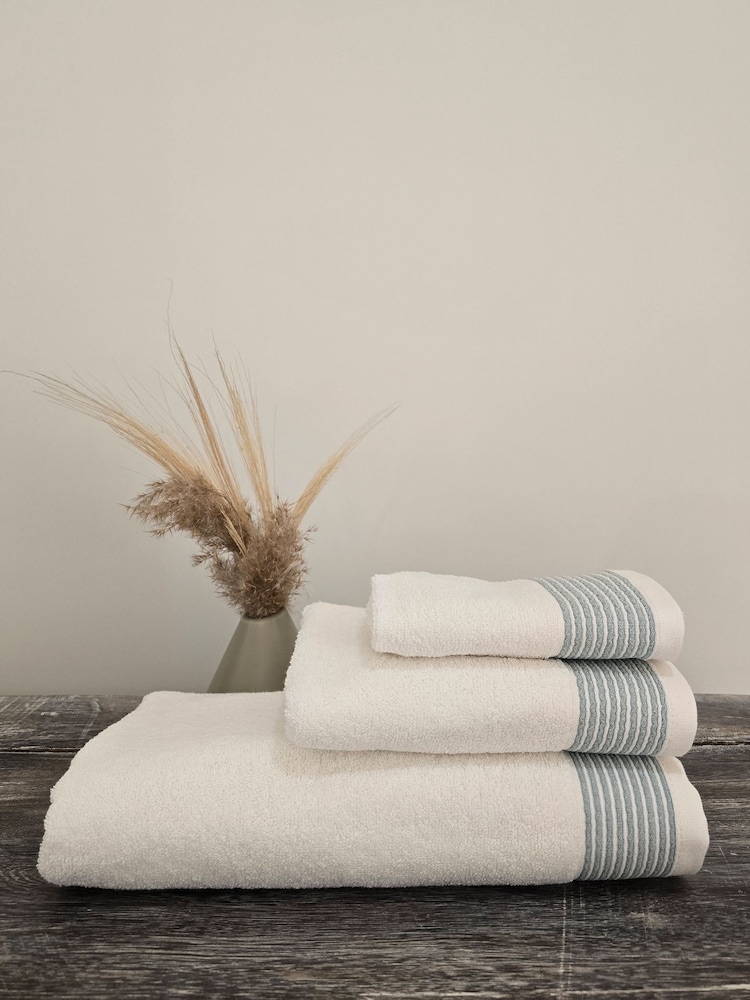 Casa Lusso Slate Colourfull Trinity Turkish Cotton Bath Sheet - Image 1 of 4