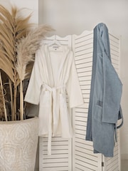 Casa Lusso Colourfull Even Turkish Cotton Hooded Bathrobe - 5的图像2｝