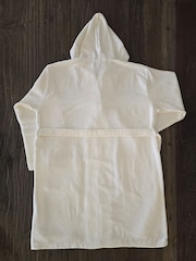 Casa Lusso Colourfull Even Turkish Cotton Hooded Bathrobe - 5的图像5｝