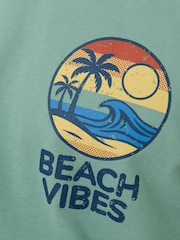 Saltwell Green Beach Vibes Print Cotton T-Shirt - Image 5 of 6