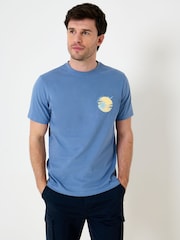 Saltwell Zuma Beach Print Cotton T-Shirt - Image 2 of 6