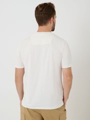 Saltwell Cream Beach Camp Print Cotton T-Shirt - Image 2 of 5