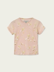 AllSaints Pink Ellie Mesh T-Shirt - Image 6 of 6