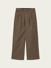 AllSaints Brown Conway Trousers - Image 7 of 7