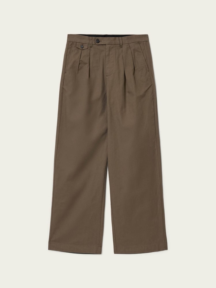 AllSaints Brown Conway Trousers - Image 7 of 7