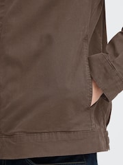 Casual Friday Brown Buchan Twill Shacket - Image 5 of 7