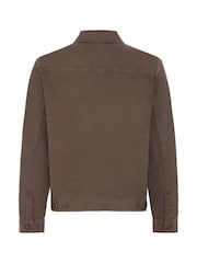 Casual Friday Brown Buchan Twill Shacket - Image 6 of 7