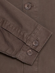Casual Friday Brown Buchan Twill Shacket - Image 7 of 7