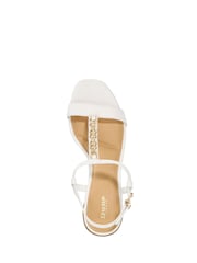 Dune London White Josina Block Heeled Sandals - Image 5 of 6