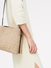 Radley Brown Dukes Place Raffia Medium Cross Body Bag - Image 3 of 8