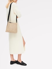 Radley Brown Dukes Place Raffia Medium Cross Body Bag - Image 4 of 8