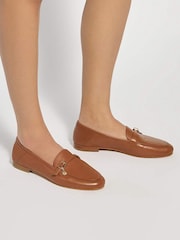Brun - Dune London Gråa Läderloafers - Bild 7 av 7