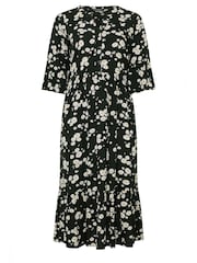 Negro - Evans Printed Boho Dress - Imagen 5 de 5