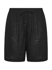 Yours Curve Shorts With Linen - 画像 5 / 5