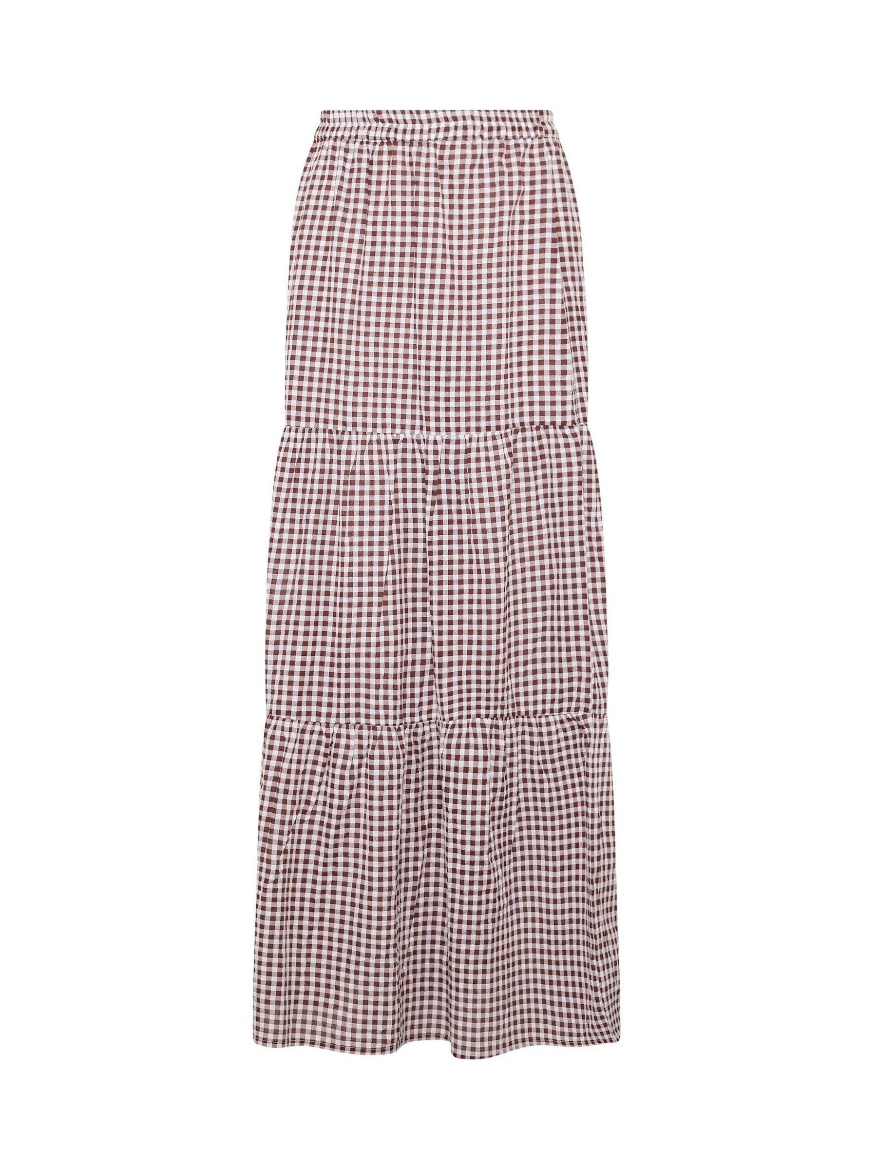 Buy Long Tall Sally Red Gingham Maxi Skirt from Next USA