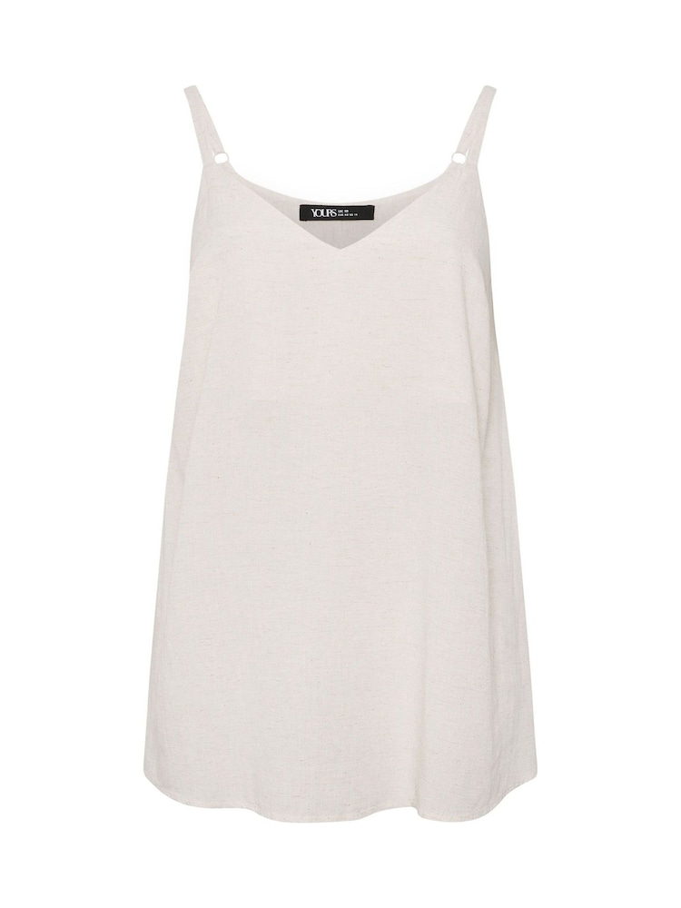 لون طبيعي - Yours Curve Vest Cami With Linen - Image 9 of 9 لون طبيعي - Yours Curve Vest Cami With Linen - Image 9 of 9