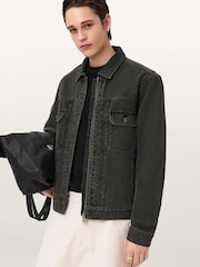AllSaints Black Brightmore Jacket - Image 5 of 6