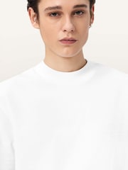 AllSaints White Xavier Short Sleeve Crew Neck T-Shirt - Image 4 of 7