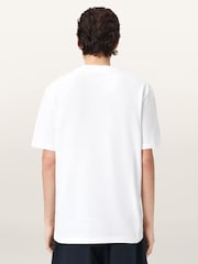 AllSaints White Xavier Short Sleeve Crew Neck T-Shirt - Image 6 of 7