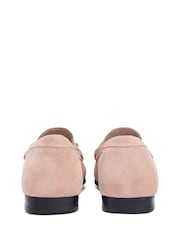 Mocasini Tommy Hilfiger Suede Chain Penny - Imaginea 4 din 6