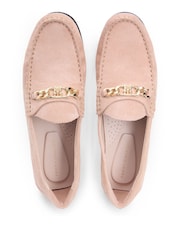 Mocasini Tommy Hilfiger Suede Chain Penny - Imaginea 5 din 6