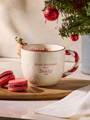 Cream Baby's First Christmas Hamish Daddy Mug - Image 1 of 3