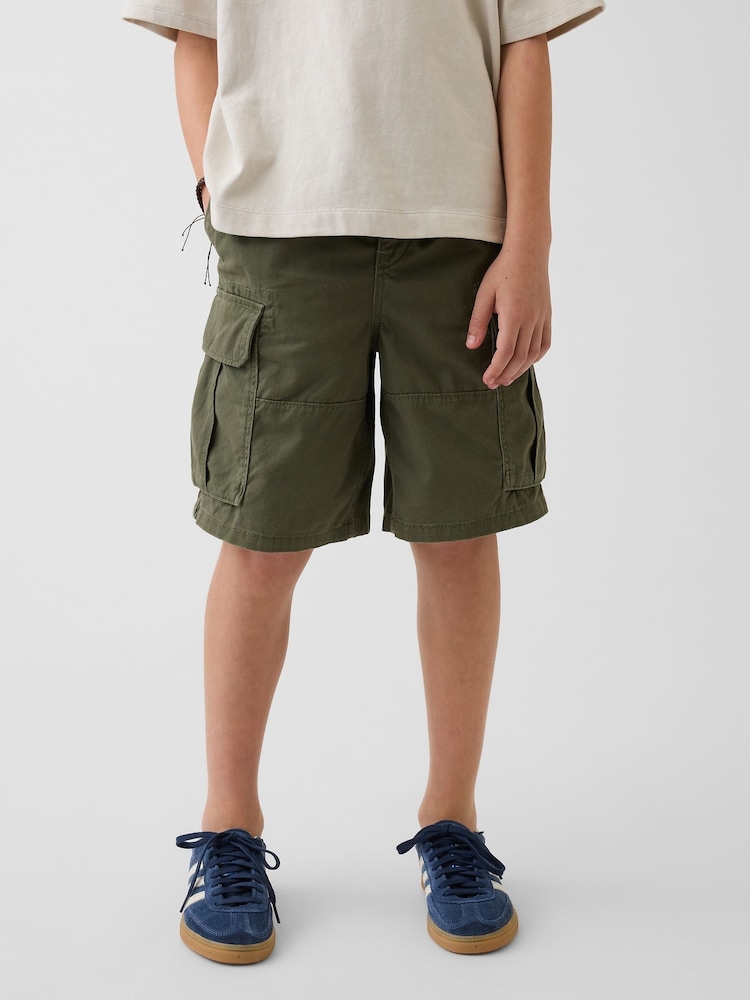 Gap Green Relaxed Easy Cargo Shorts (4-13yrs) - Image 1 of 5