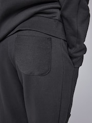 smALLSAINTS Black Underground Oversized Textured Panel Sweatshirt and Joggers Set - Image 7 of 12