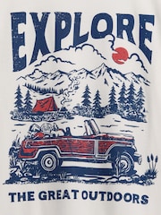 Gap Cream Graphic T-Shirt (4-13yrs) - Image 3 of 3