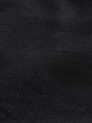 Negru - Gap Linen-Cotton Relaxed Straight Trousers - Imaginea 3 din 5