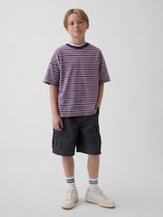 Gap Grey Relaxed Easy Cargo Shorts (4-13yrs) - Image 3 of 5
