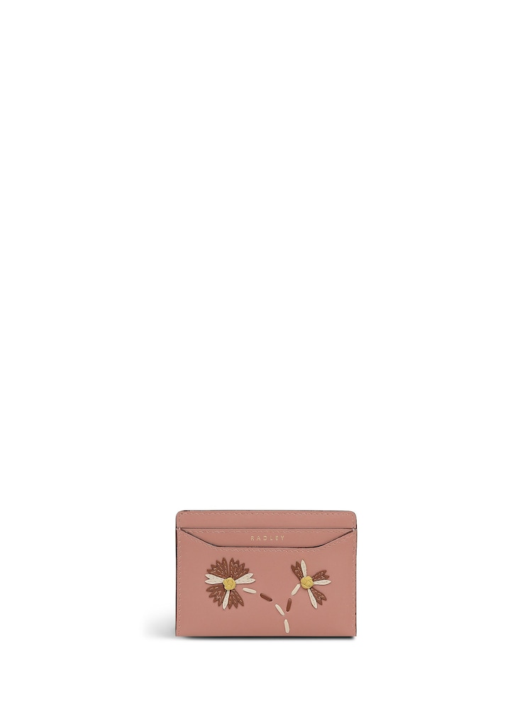 Radley Pink Picton Place Floral Card Holder - Image 1 of 3