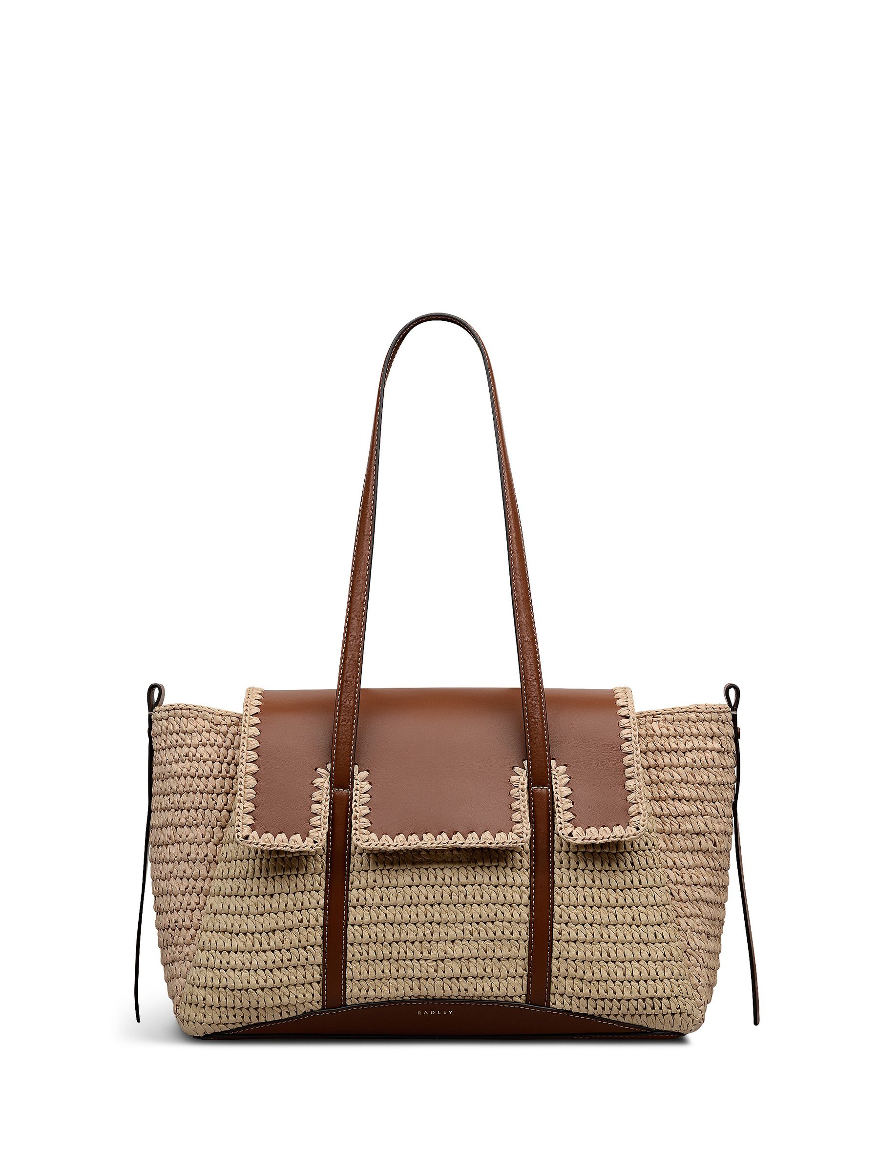 Buy Radley Brown The Chancery Raffia Medium Shoulder Bag from the
