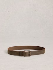 White Stuff Green Raw Edge Belt - Image 2 of 3