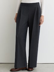 Reiss Remi Pinstripe Wide-Leg Joggers - Image 3 of 7