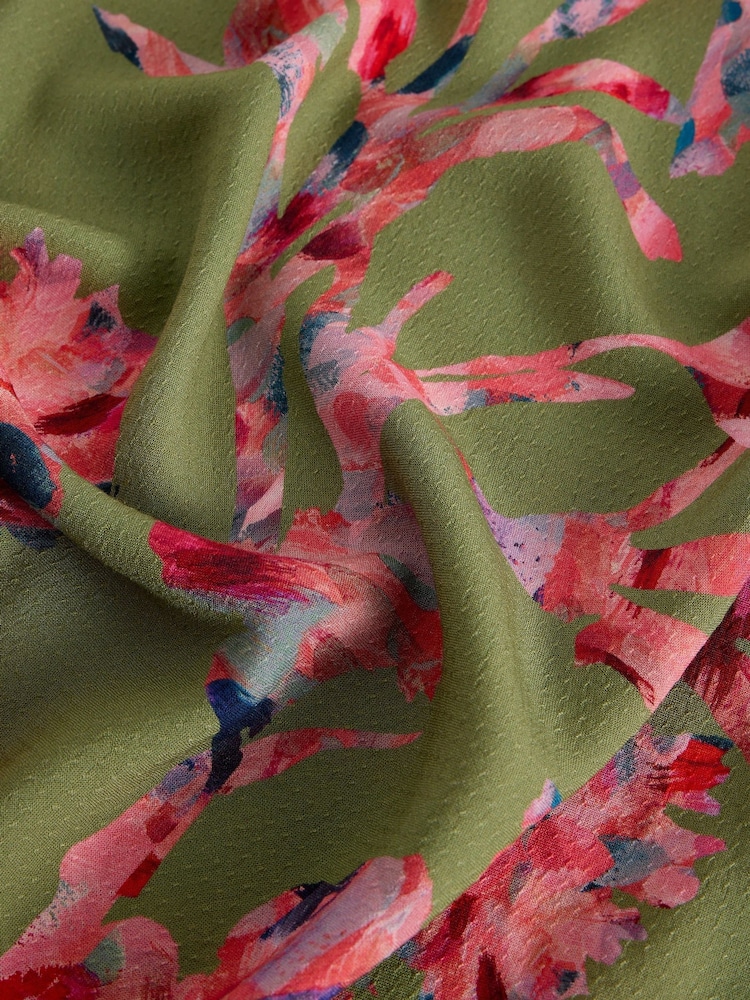 White Stuff Green Hope Bias Cut Maxi Skirt - Image 6 of 6